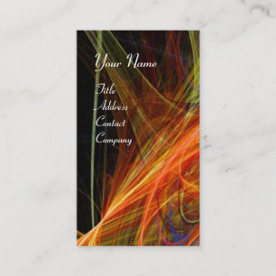 CARTE DE VISITE MONOGRAMME DE PHOTON CRAZE JAUNE