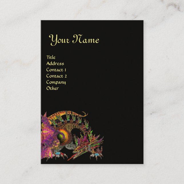 Carte De Visite MONogramme DRAGO (Devant)