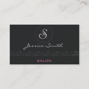 Carte De Visite monogramme élégant et professionnel