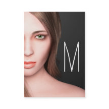 Monogramme féminin de mode