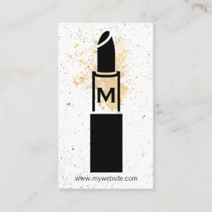 Carte De Visite Monogramme / maquillage