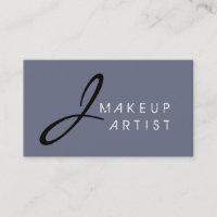 Monogramme maquillage Artiste Gris Arrière - plan