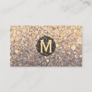 Carte De Visite Monogramme marbré
