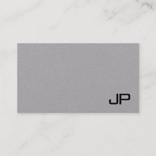 Carte De Visite Monogramme personnalisé Modèle professionnel mod