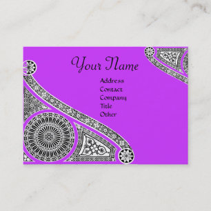 Carte De Visite MONogramme RENAISSANCE