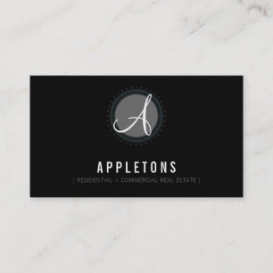 CARTE DE VISITE : : monogramme spot1 7L