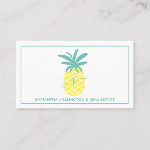 Carte De Visite Monographie de l'ananas modifiable dans l'immobili