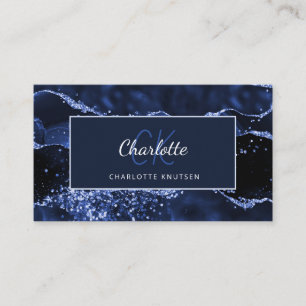 Carte De Visite Monographie en marbre gris bleu