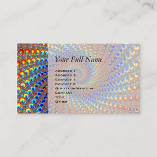 Carte De Visite Monterey Fractal Art