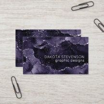 Moody Agate | Midnight Indigo Deep Purple Glam