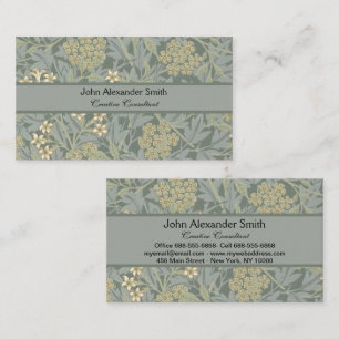 Carte De Visite Morris Vine & Jasmine Garden Fleur Classique