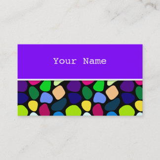 Carte De Visite Mosaïque en pierre plate de couleur I + vos idées