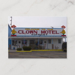Carte De Visite Motel de clown