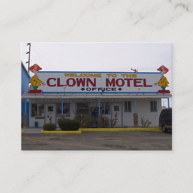 Carte De Visite Motel de clown (Devant)