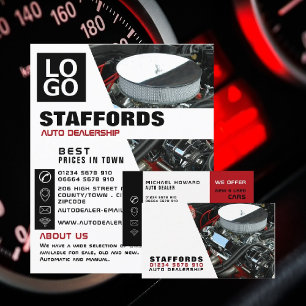 Carte De Visite Moteur automobile, concessionnaire automobile