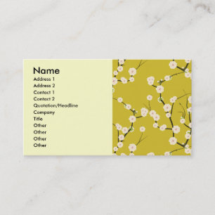 Carte De Visite motif51, Nom, Adresse 1, Adresse 2, Contact ...