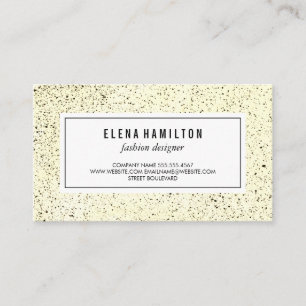 Carte De Visite Motif à bordure moderne