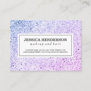 Carte De Visite Motif à bordure moderne