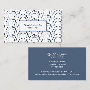 Carte De Visite Motif Abstrait moderne Rainbwow Motif
