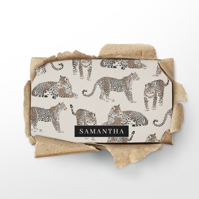 Carte De Visite Motif animal sauvage de la Jungle Leopard (Créateur téléchargé)