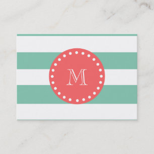 Carte De Visite Motif blanc vert en bon état de rayures,