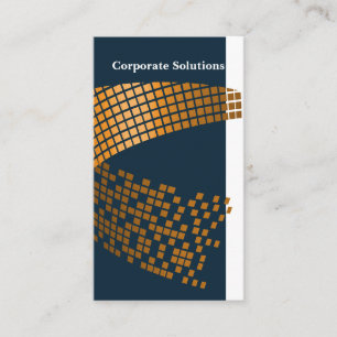 Carte De Visite Motif Carré Abstrait   Entreprise