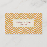 Motif Chevron orange et blanc