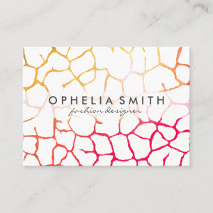 Carte De Visite Motif chic contemporain