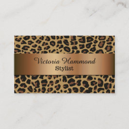 Carte de visite Motif Chic Jaguar