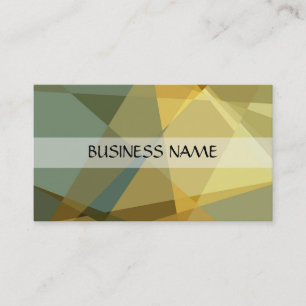 Carte De Visite Motif Cubisme Abstrait