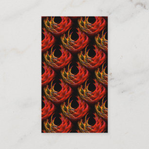 Carte De Visite Motif d'art abstrait élégant bohème moderne mignon