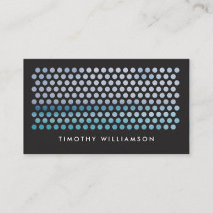 Carte De Visite MOTIF de CERCLES PHOTOGRAPHIQUES en NOIR (horizont