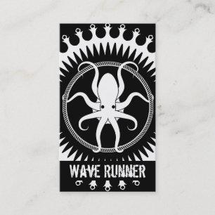 Carte De Visite Motif de Cracken de poulpe de StellaRoot