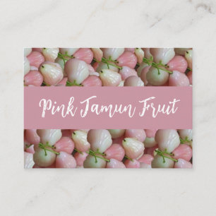 Carte De Visite Motif de fruits de Jamun rose