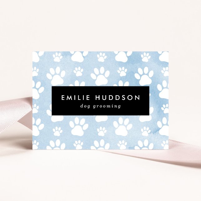 Carte De Visite Motif De Pâtes, Groomer De Chiens, Marcheur De Chi (Créateur téléchargé)