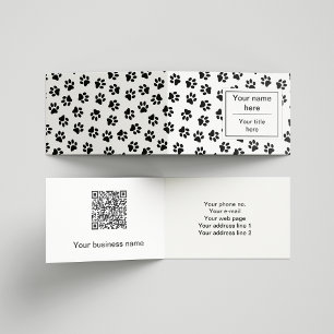 Carte De Visite Motif De Pâtes, Paniers De Chien, Paniers De Chat,