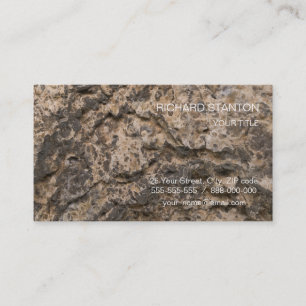 Carte De Visite Motif de rochers