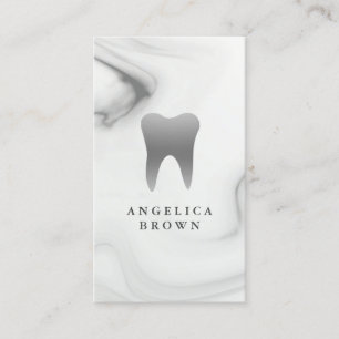 Carte de visite Motif Dentist Marble