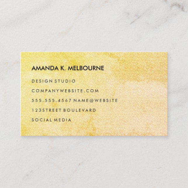 Carte De Visite Motif design contemporain (Devant)