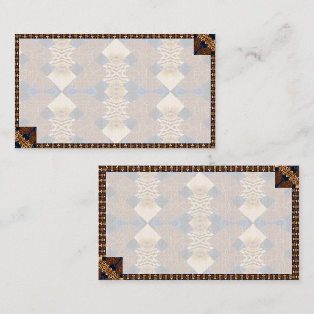 Carte de visite Motif du Sud-Ouest (Devant / Derrière)