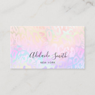 Carte De Visite motif en peau violette rose