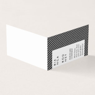 Carte De Visite Motif et rayures