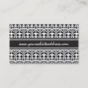 Carte De Visite Motif floral de style de Papercut d'art populaire