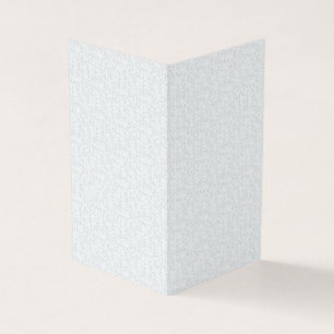 Carte De Visite Motif floral géométrique gris clair