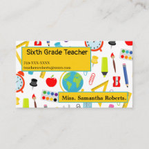 Motif Fournitures scolaires de l'enseignant