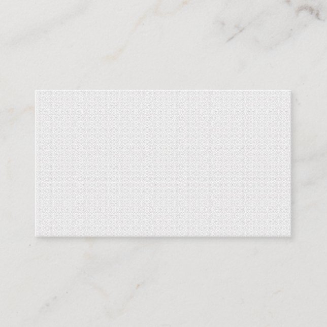 Carte De Visite Motif géométrique blanc et gris avec verrouillage (Devant)