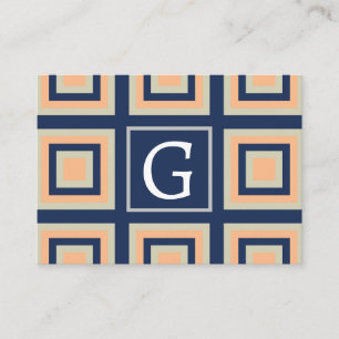 Carte De Visite Motif géométrique Carré