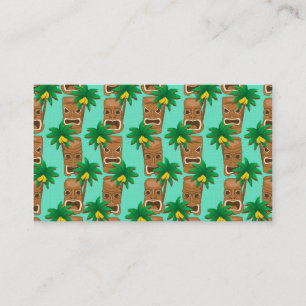 Carte De Visite Motif hawaïen de répétition de Tiki