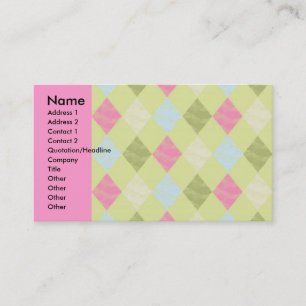 Carte De Visite Motif lumineux de diamant