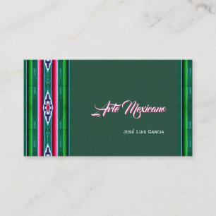 Carte De Visite Motif mexicain de Sarape